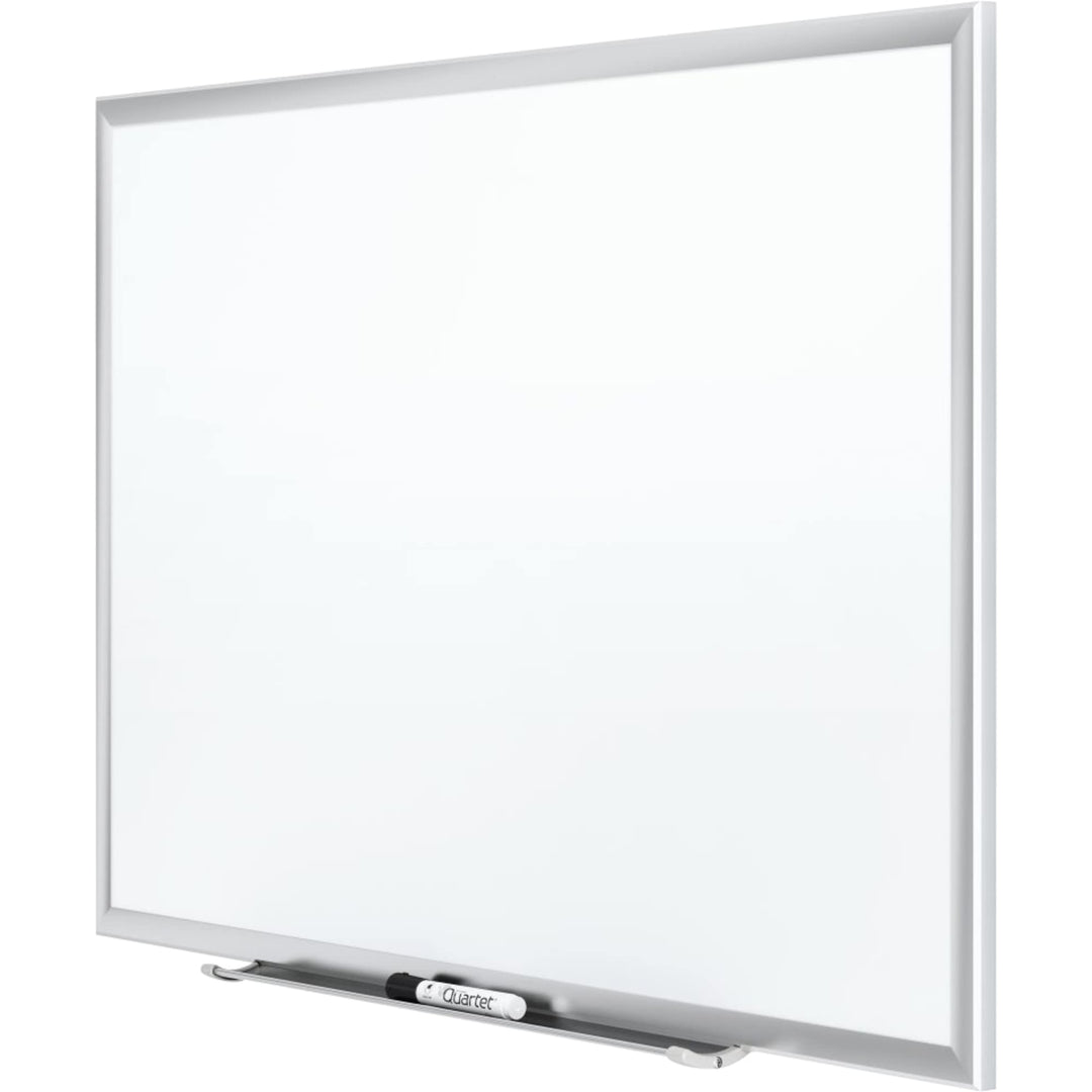 Quartet Magnetic Porcelain Whiteboard 4' x 3' White Board Premium Duramax Silver - Diamond Home USA