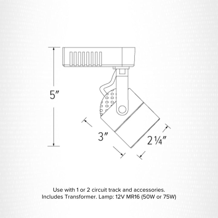 Elco Lighting Electronic Low Voltage Cylinder Fixture - 12V MR16 (50W) Lamp - Diamond Home USA