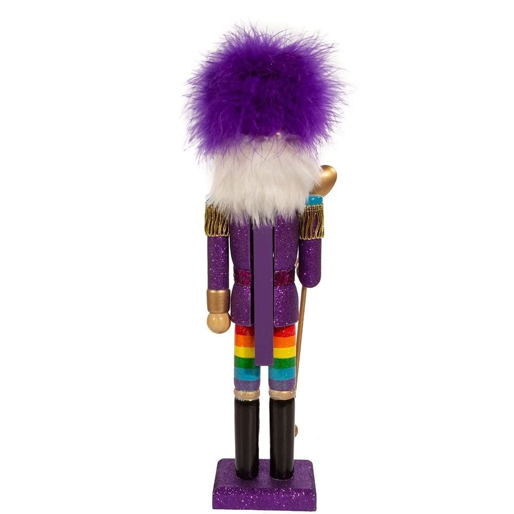 15-inch Wooden Gay Pride Nutcracker Multi Color - Diamond Home USA