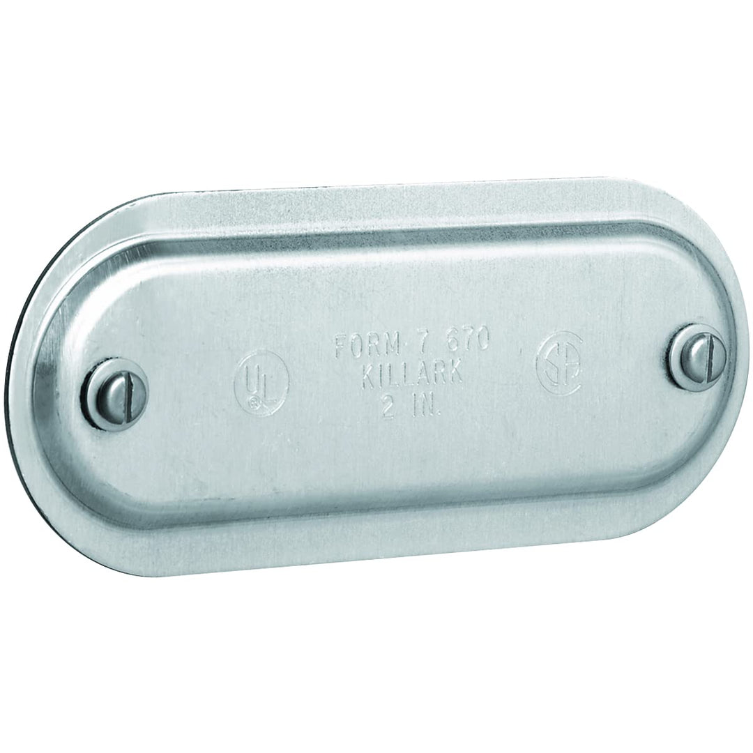 Killark 370 DURALOY 7 Series Stamped Cover Steel 1" Hub 5" x 1-3/4" x 5/16"