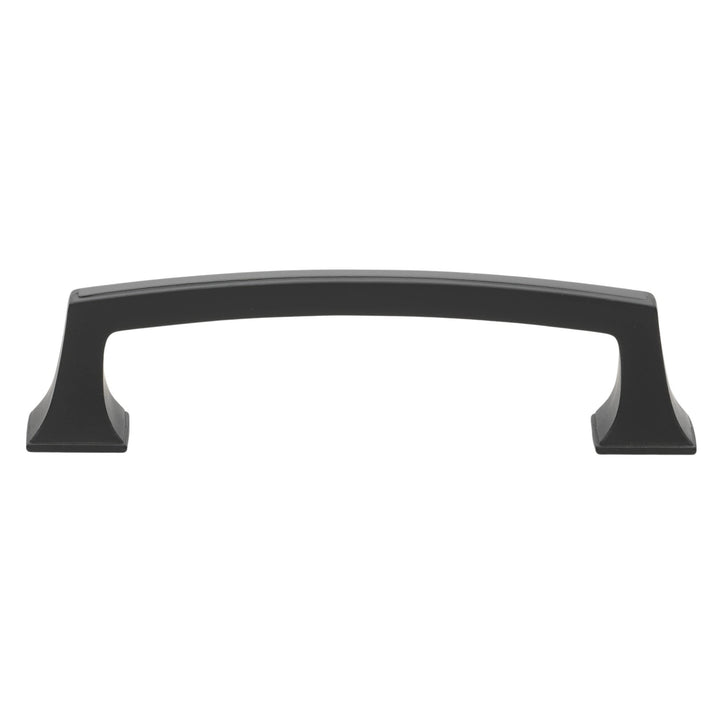 GlideRite Hardware 3-3/4" CC Deco Base Cabinet Pulls Matte Black -