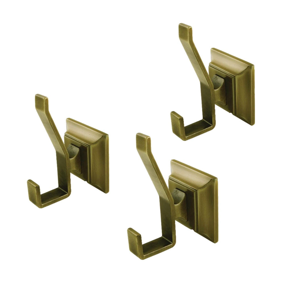 Kingston Brass Monarch 3-Piece Bathroom Robe Hook/Towel Hook Matte Matte
