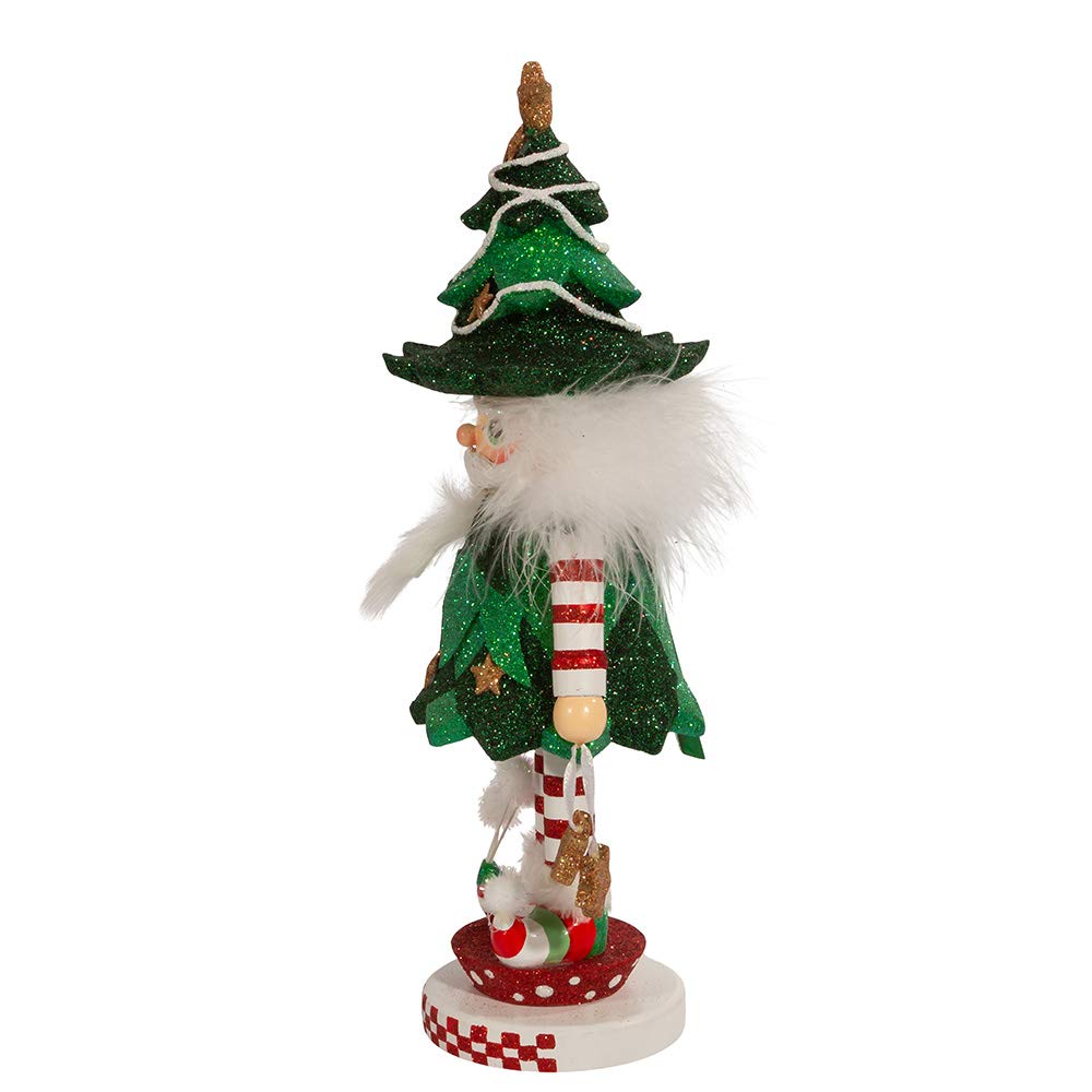 Kurt S. Adler HA0566 Hollywood Jolly Tree Christmas Hat Nutcracker Multi-Colored - Diamond Home USA