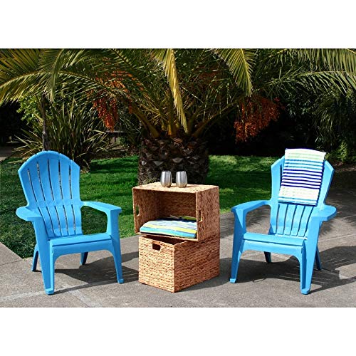 Large Wicker Seagrass Baskets Hampers Set Of 2 Cut Out Handles 21"w X 14.5" 14"h - Diamond Home USA