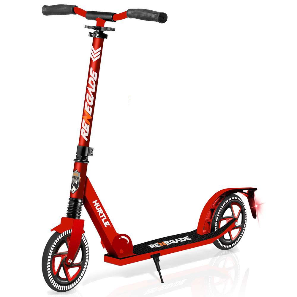 Hurtle Renegade Kick Scooters for Kids Teenagers Adults- 2 Wheel Kids Scooter