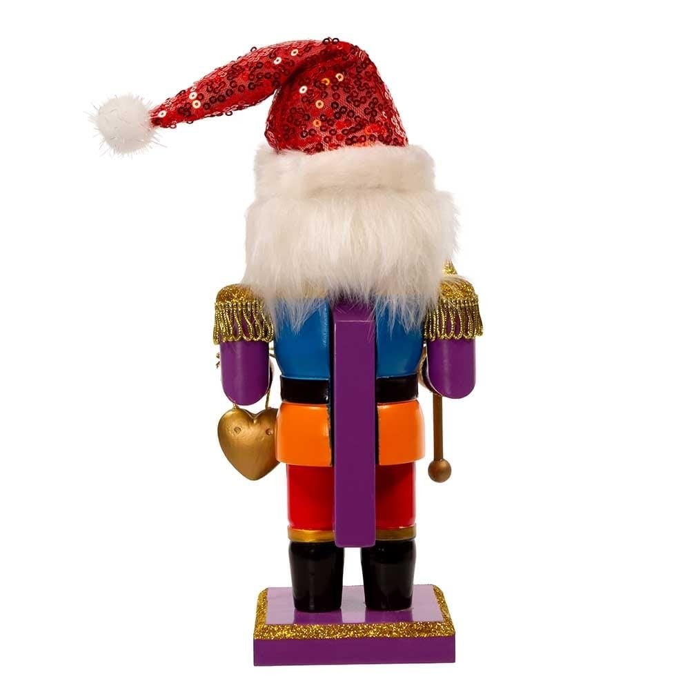 10-inch Pride Nutcracker Multicolored - Diamond Home USA