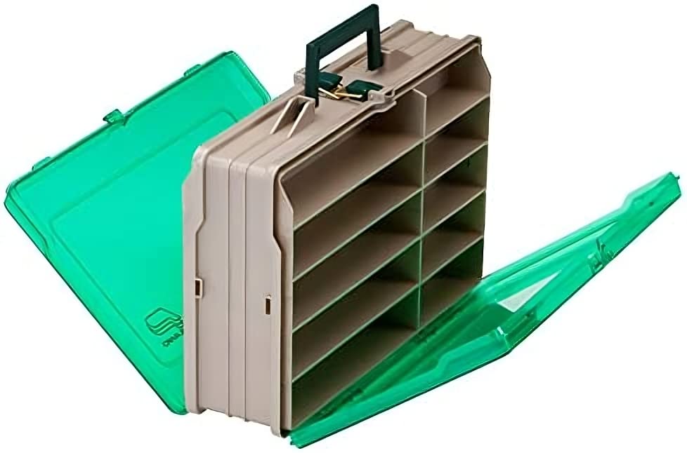 Plano Magnum Tackle Box Double Side Sandstone/Green 1119 Premium Tackle - Diamond Home USA