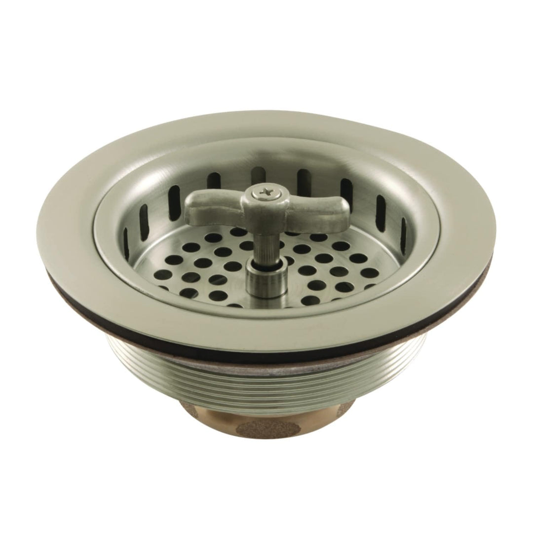 Kingston Brass Tacoma Spin and Seal Sink Basket Strainer Antique