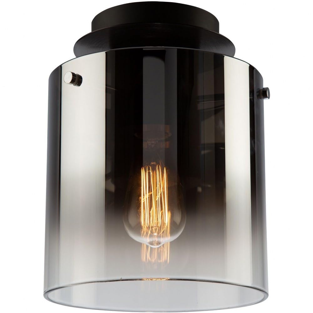 Artcraft AC11525SM Contemporary Modern One Light Flush Mount from Henley - Diamond Home USA
