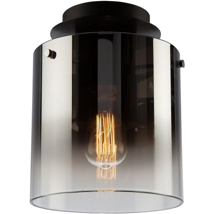 Artcraft AC11525SM Contemporary Modern One Light Flush Mount from Henley - Diamond Home USA