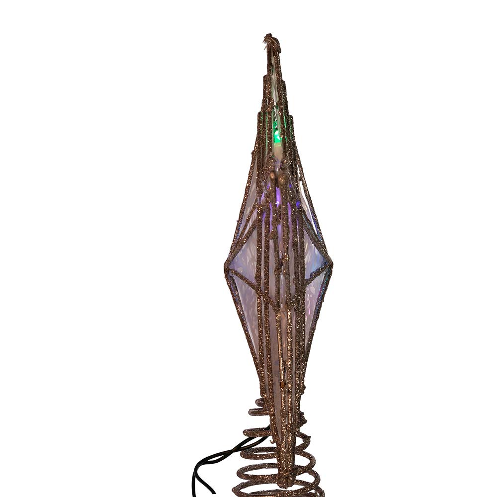 Kurt Adler UL 10-Light LED Color-Changing Star Treetop - Diamond Home USA