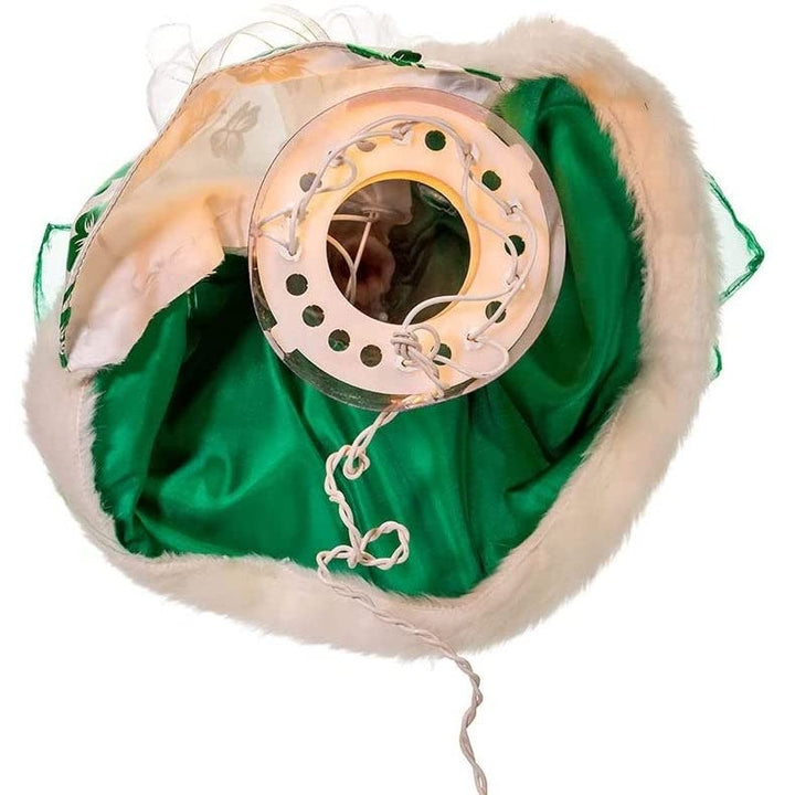 16-inch Ul 10-Light Irish Angel Treetop 16" - Diamond Home USA