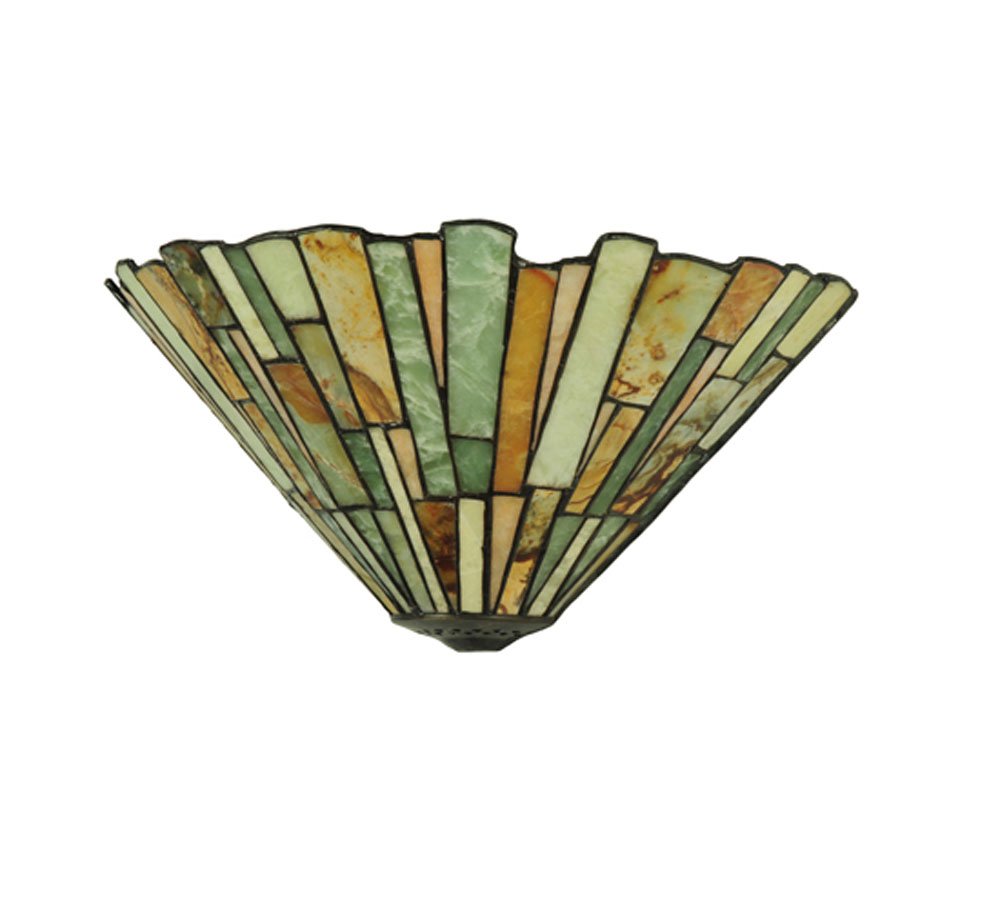 Meyda Tiffany 106732 Lighting 13" Width Finish: Moss Green - Diamond Home USA