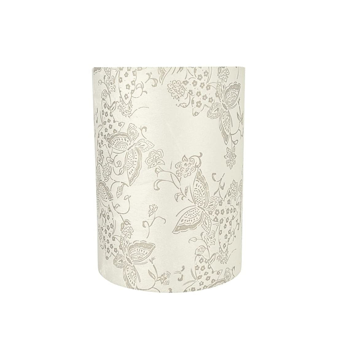 Drum (Cylinder) Shape Spider Construction Lamp Shade In Off White (8" X 8"