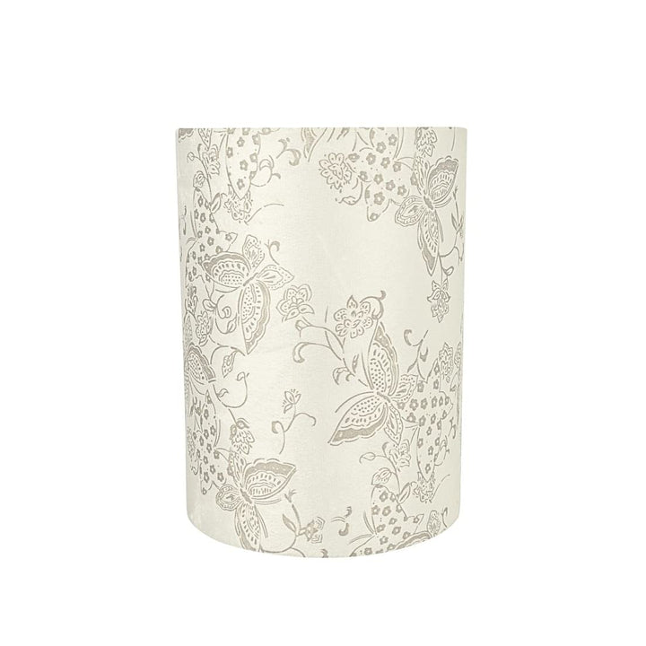Drum (Cylinder) Shape Spider Construction Lamp Shade In Off White (8" X 8"