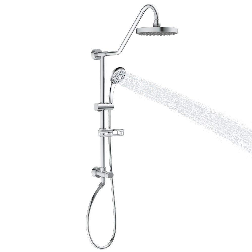 PULSE ShowerSpas 1011-CH-1.8GPM Kauai III Shower System with 8" Rain - Diamond Home USA