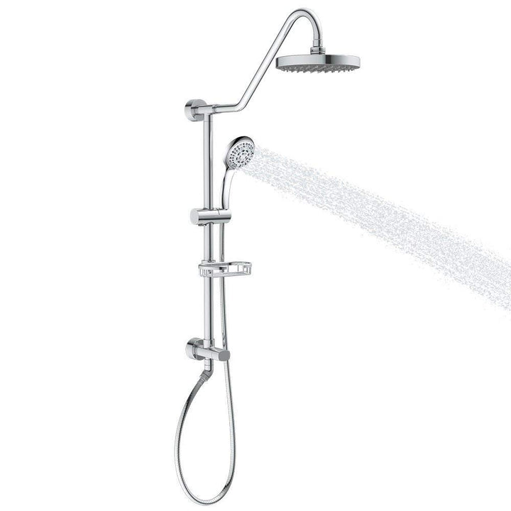 PULSE ShowerSpas 1011-CH-1.8GPM Kauai III Shower System with 8" Rain - Diamond Home USA