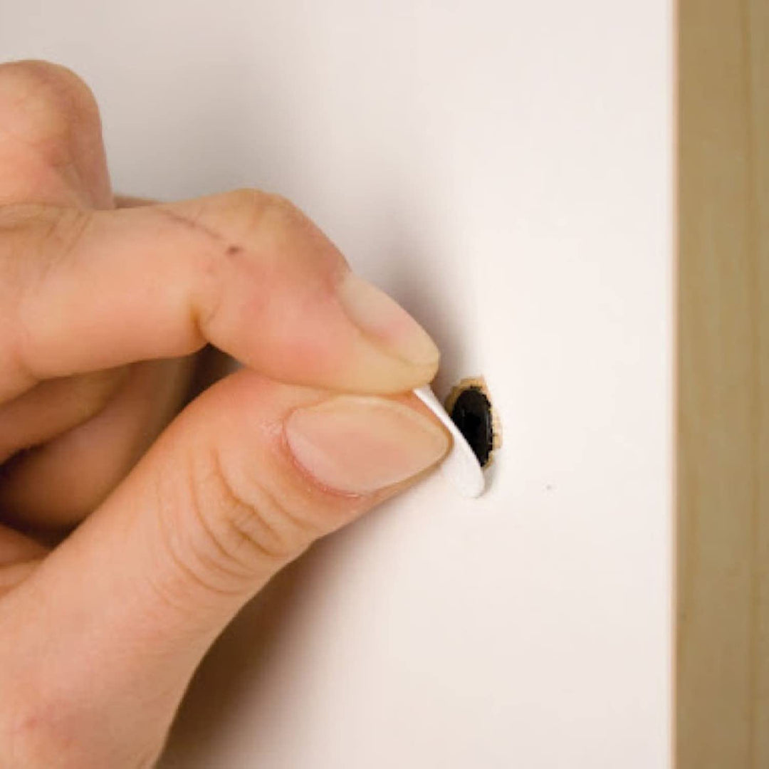 FastCap White Plastic Self Adhesive Screw Cap Covers (Box of 1060) - Diamond Home USA