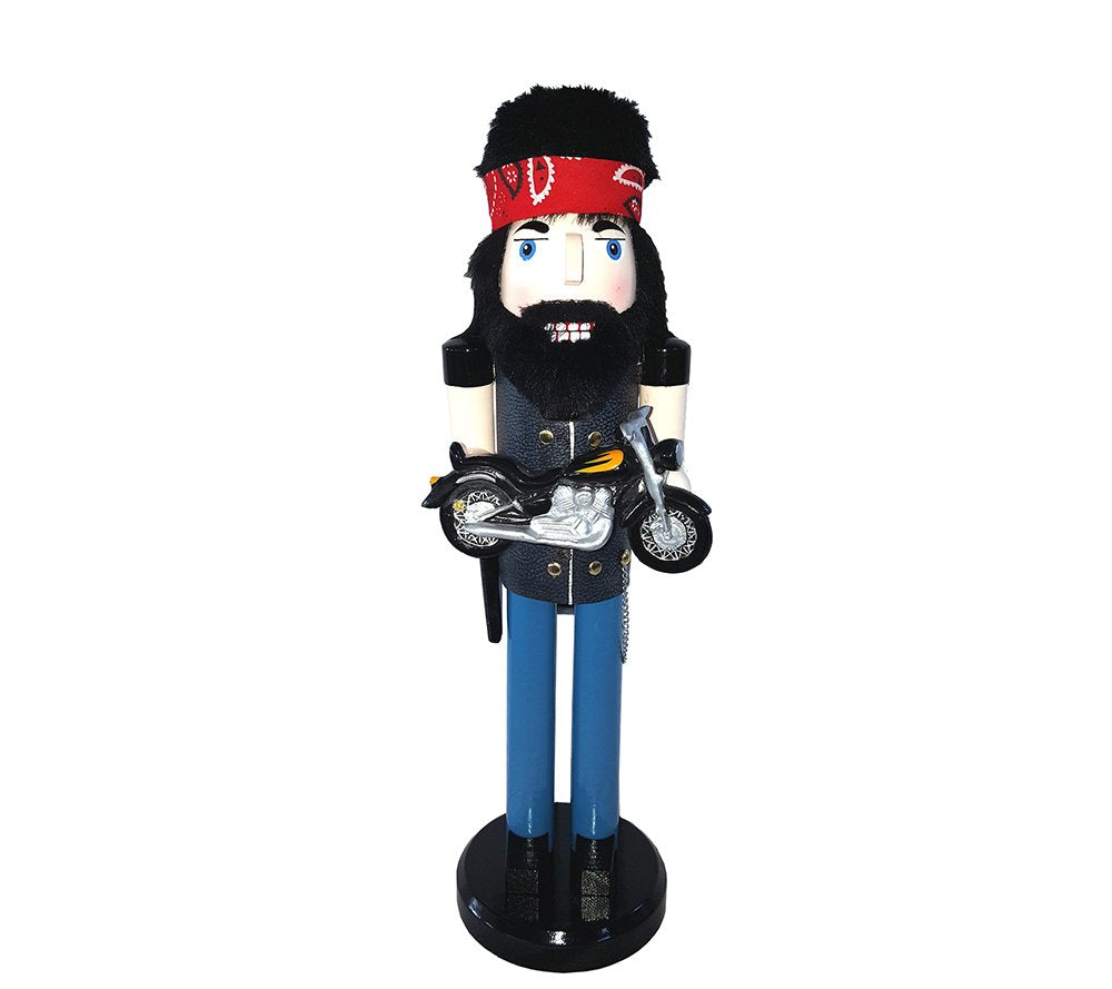 Santa's Workshop 70872 Biker Nutcracker 14"