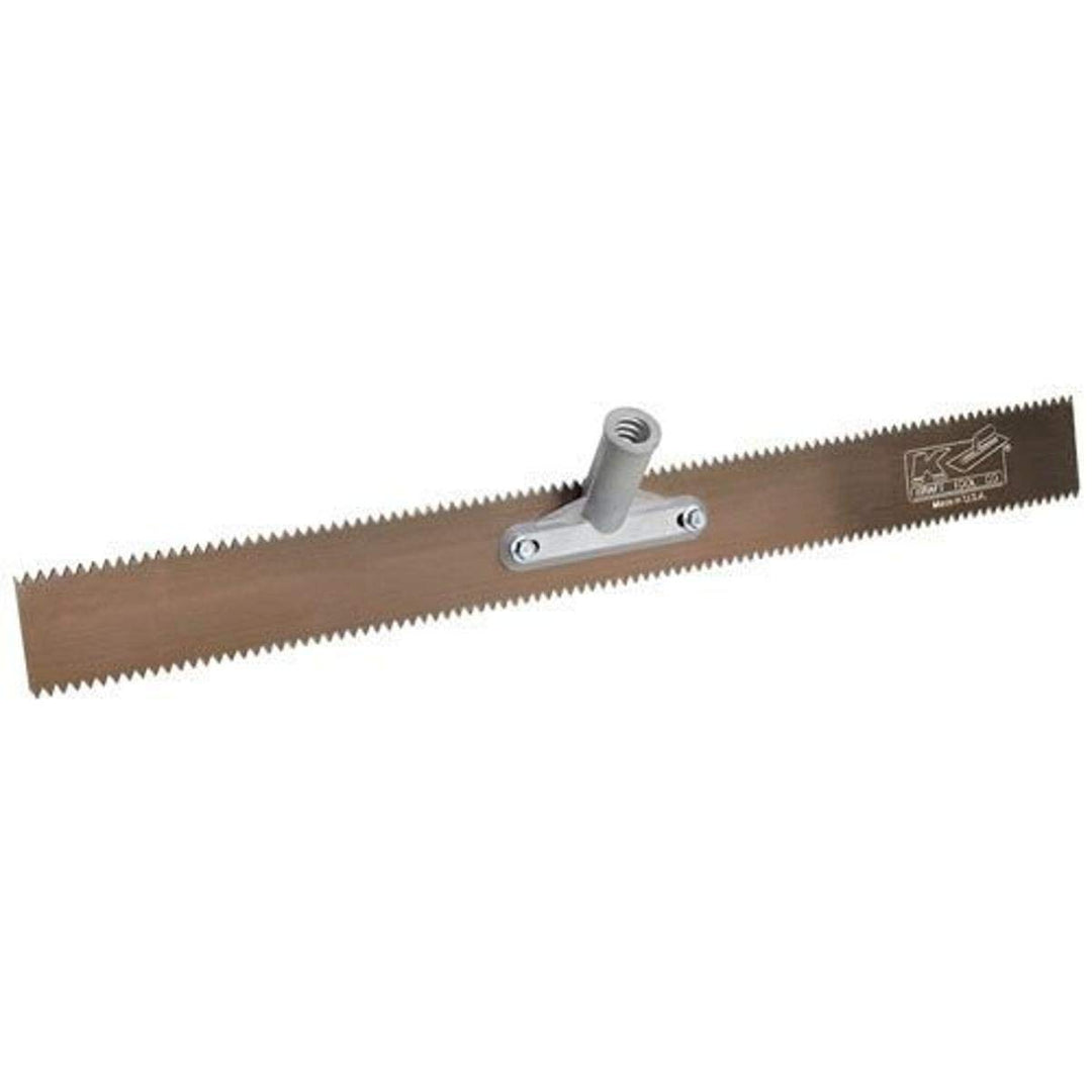 Kraft Tool GG605-01 Double Notch Steel Rake without Handle 18-Inch