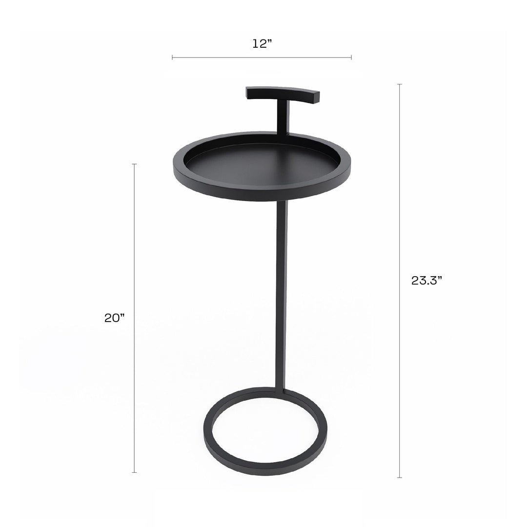 Jamesdar Katrine Camden side table - Diamond Home USA