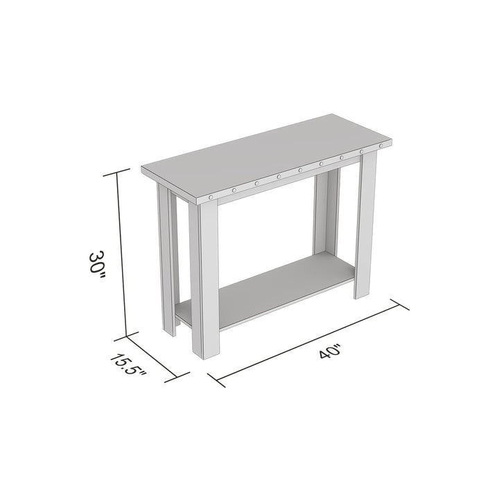 Safdie & Co. Safdie 81090.Z.07 Brown Entryway Console Sofa Couch Table/Accent - Diamond Home USA