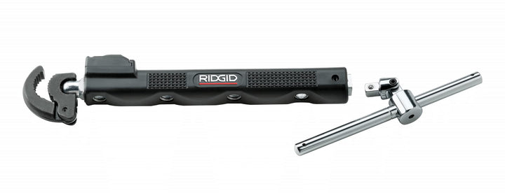 RIDGID 46753 Adjustable 10" to 17" Telescoping LED Lit Basin Pipe Wrench for - Diamond Home USA