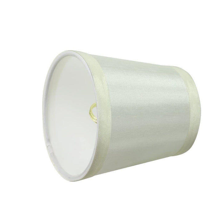 Hardback Empire Chandelier Clip-on Lamp Shade (9 Pack) Off White (3" X 4") - Diamond Home USA