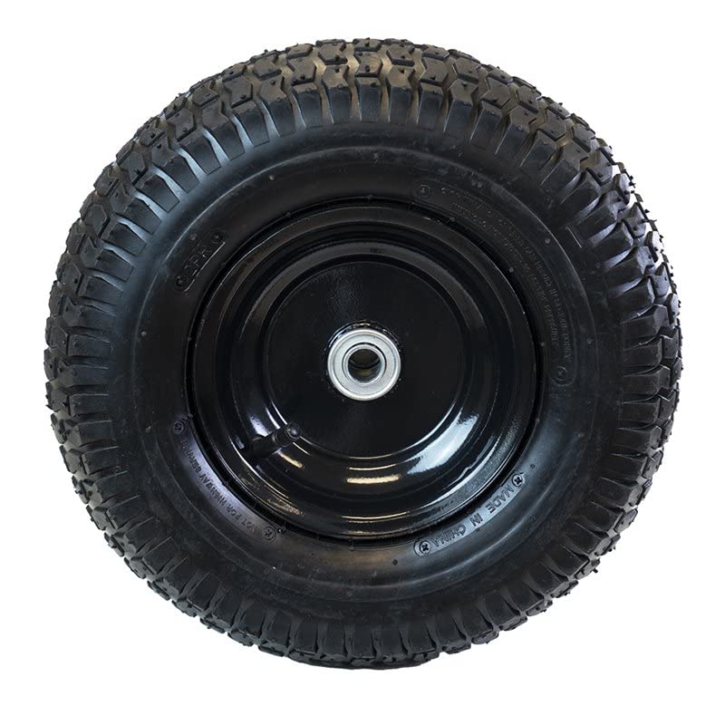RealWork 2PK 13" Pneumatic Replacement Wheel for Garden Equipment in Black - Diamond Home USA