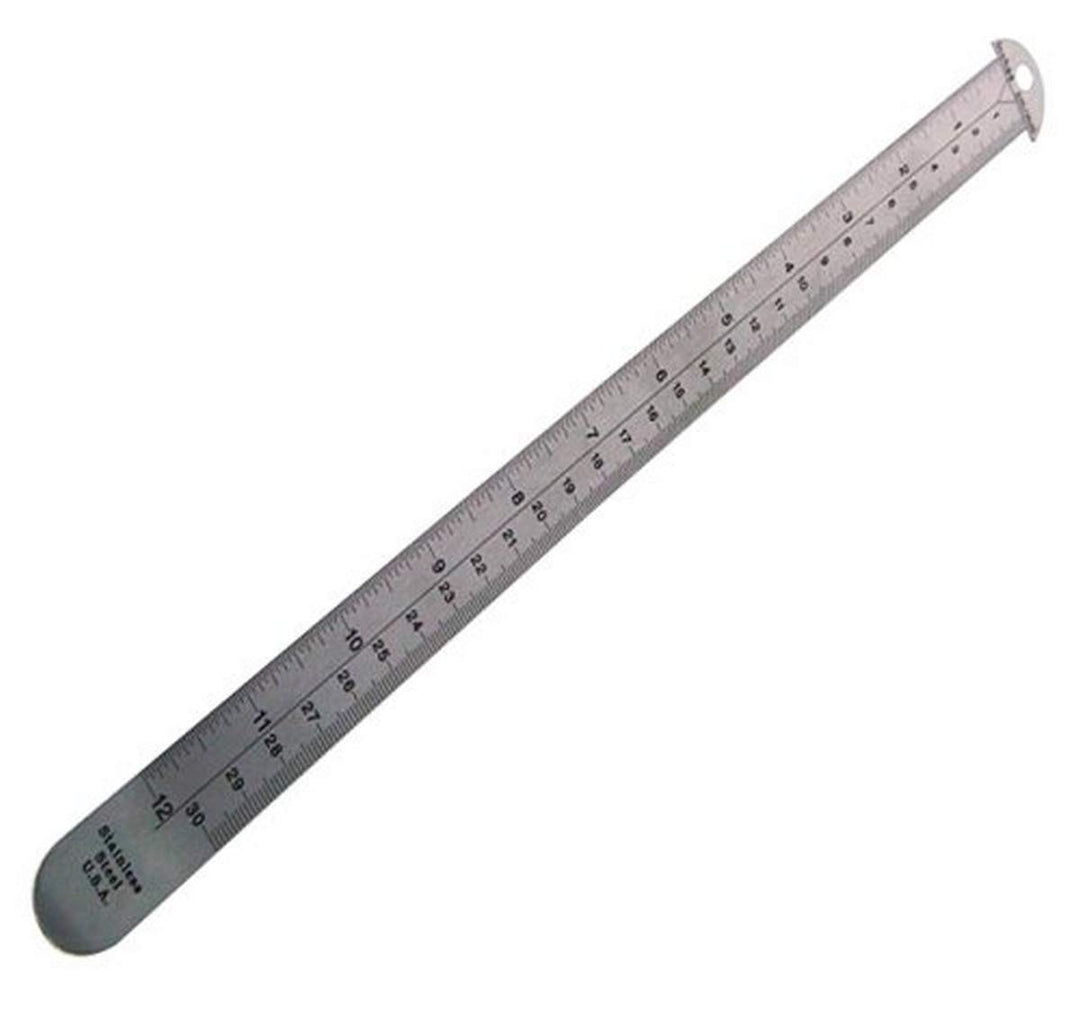 Empire Level 27308 Hook Ruler Stainless Steel 12-Inch