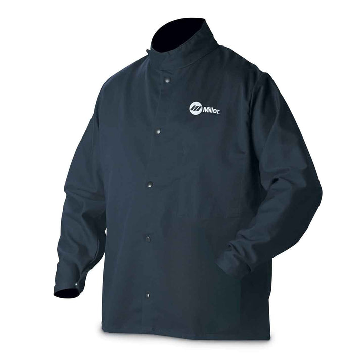Welding Jacket Navy Cotton/Nylon 3XL
