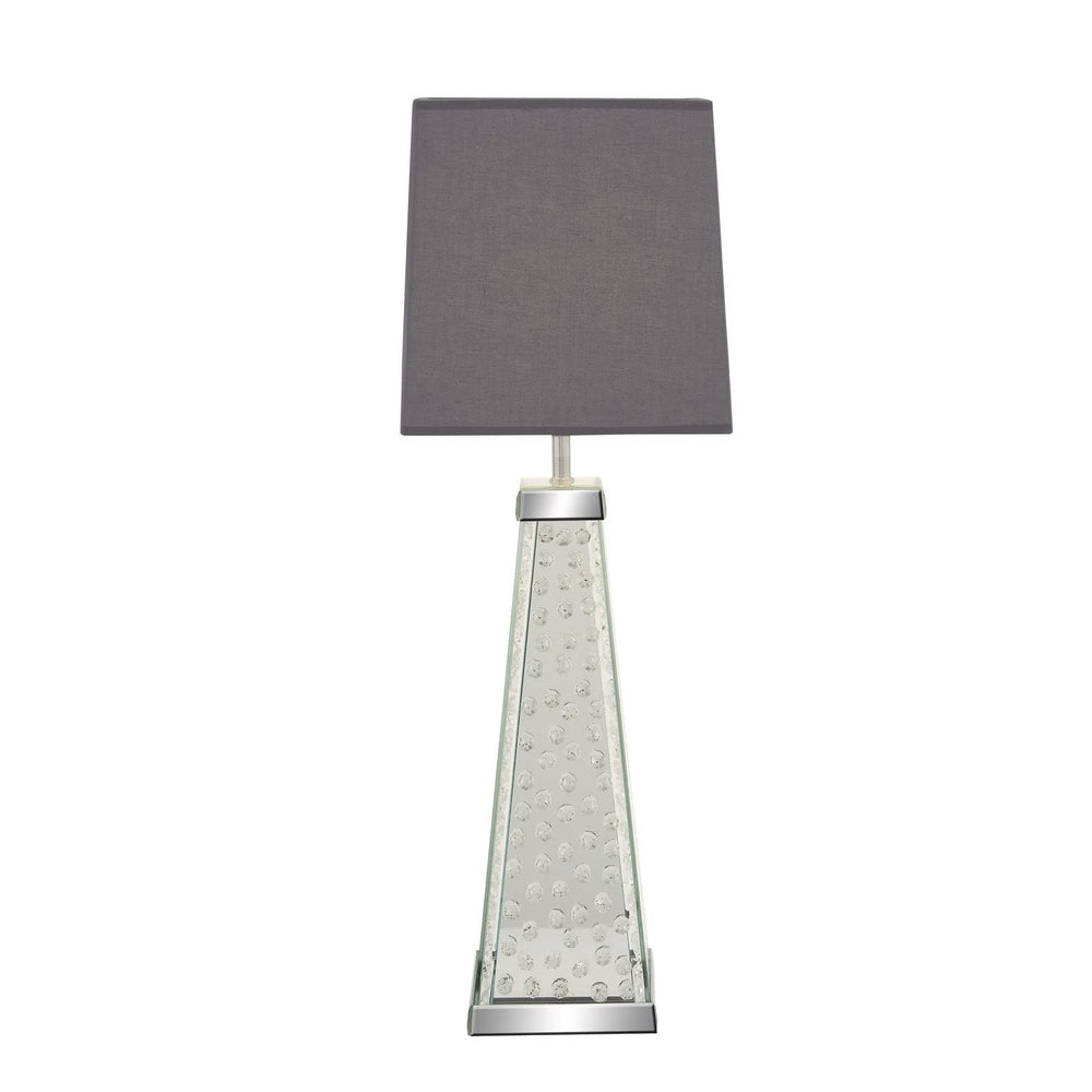 Silver Glass Glam Table Lamp 29 X 10 Grey Purple Modern Contemporary - Diamond Home USA