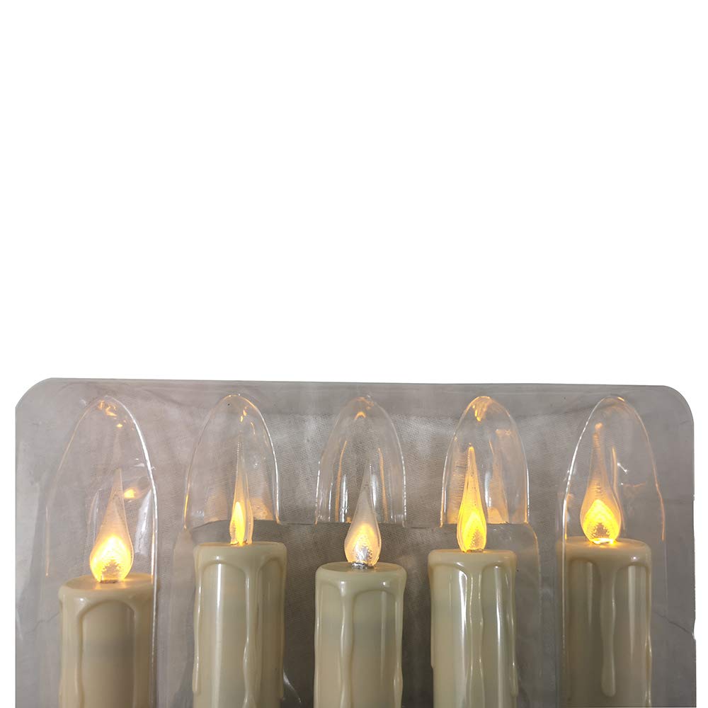 Kurt S. Adler Kurt Adler Battery-Operated 5 Warm White LED Light Candles - Diamond Home USA