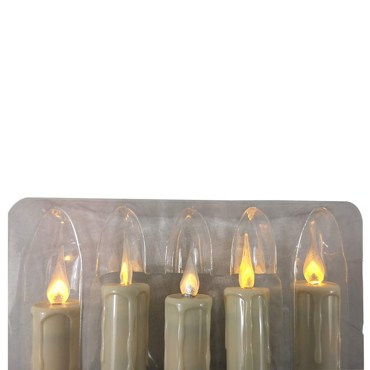 Kurt S. Adler Kurt Adler Battery-Operated 5 Warm White LED Light Candles - Diamond Home USA