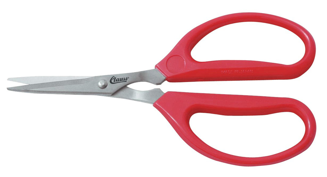 Clauss Stainless Steel Trimmers with Flexible Handles Red 6.25" Sharp
