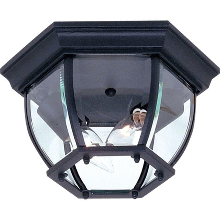 Artcraft Lighting Classico Outdoor Hexagonal Ceiling Mount Black