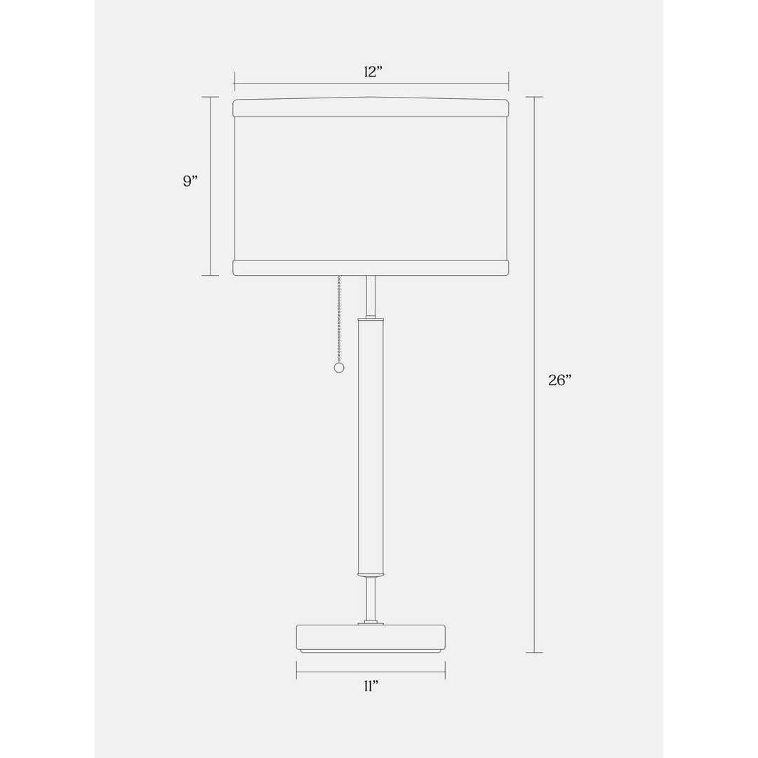 Led Table Lamp Brown. Brown Mid-Century Modern Bulbs Included Dimmable Energy - Diamond Home USA