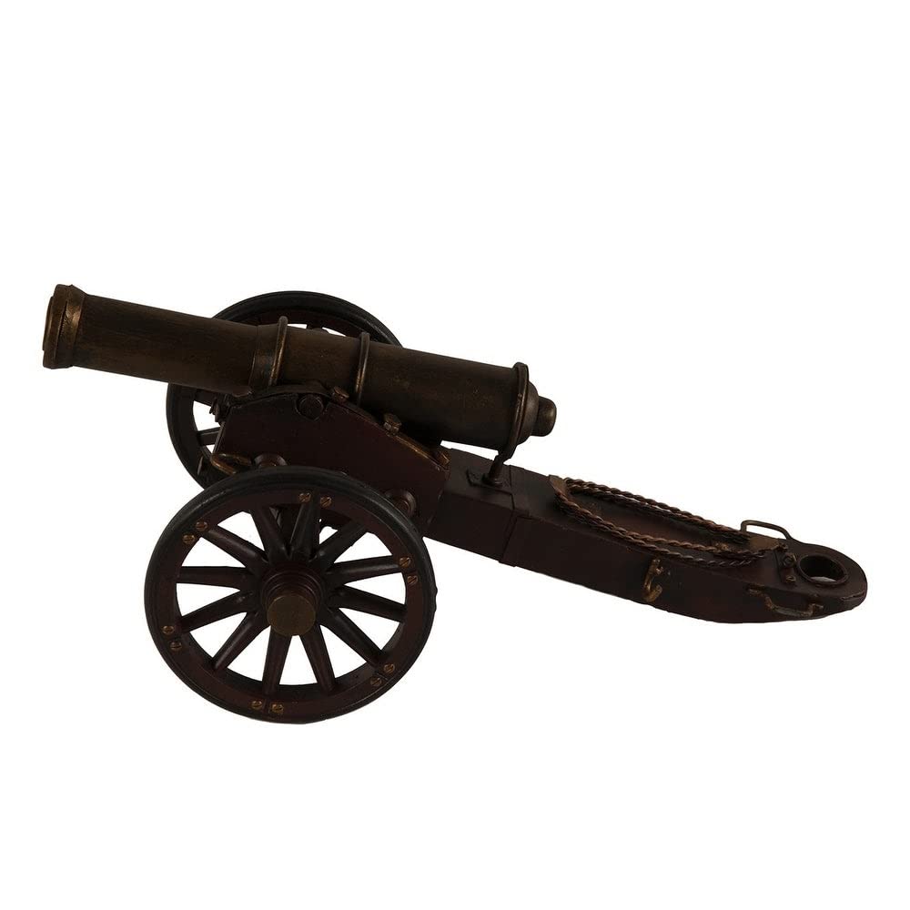 American Civil War Artillery Sculpture Multi Color Metal