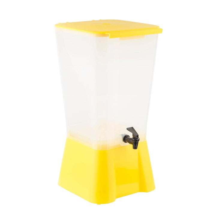 Tablecraft Yellow 5 Gallon Plastic Beverage Dispenser|old Drink Dispenser for