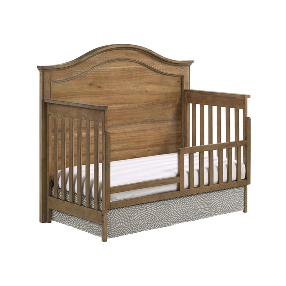 Westwood Design Highland Farmhouse Wood Sand Dune Toddler Guard Rail Brown - Diamond Home USA