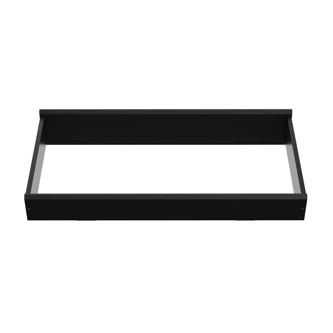 Storkcraft Nest Changing Table Topper (Black) - GREENGUARD Gold Certified - Diamond Home USA