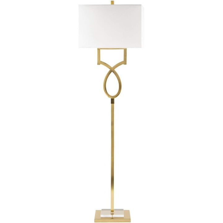 Gold Glam 61-inch Floor Lamp - 61" h X 17" w 11" d Modern Contemporary Bulbs - Diamond Home USA