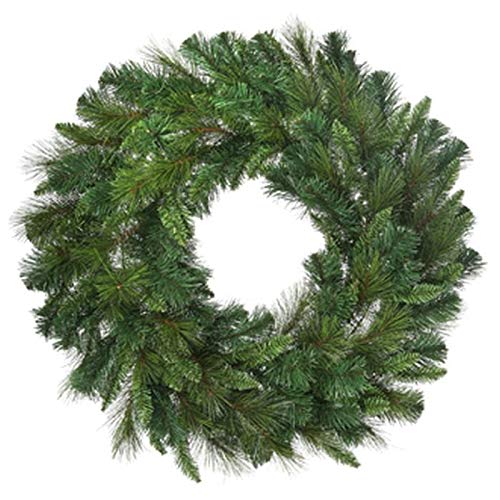 Belgium Wreath 48" Branch Tips Natural Green Un-lit - Diamond Home USA