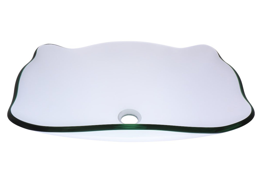 Novatto TIS-317C Elegante Glass Vessel Bathroom Sink - Diamond Home USA
