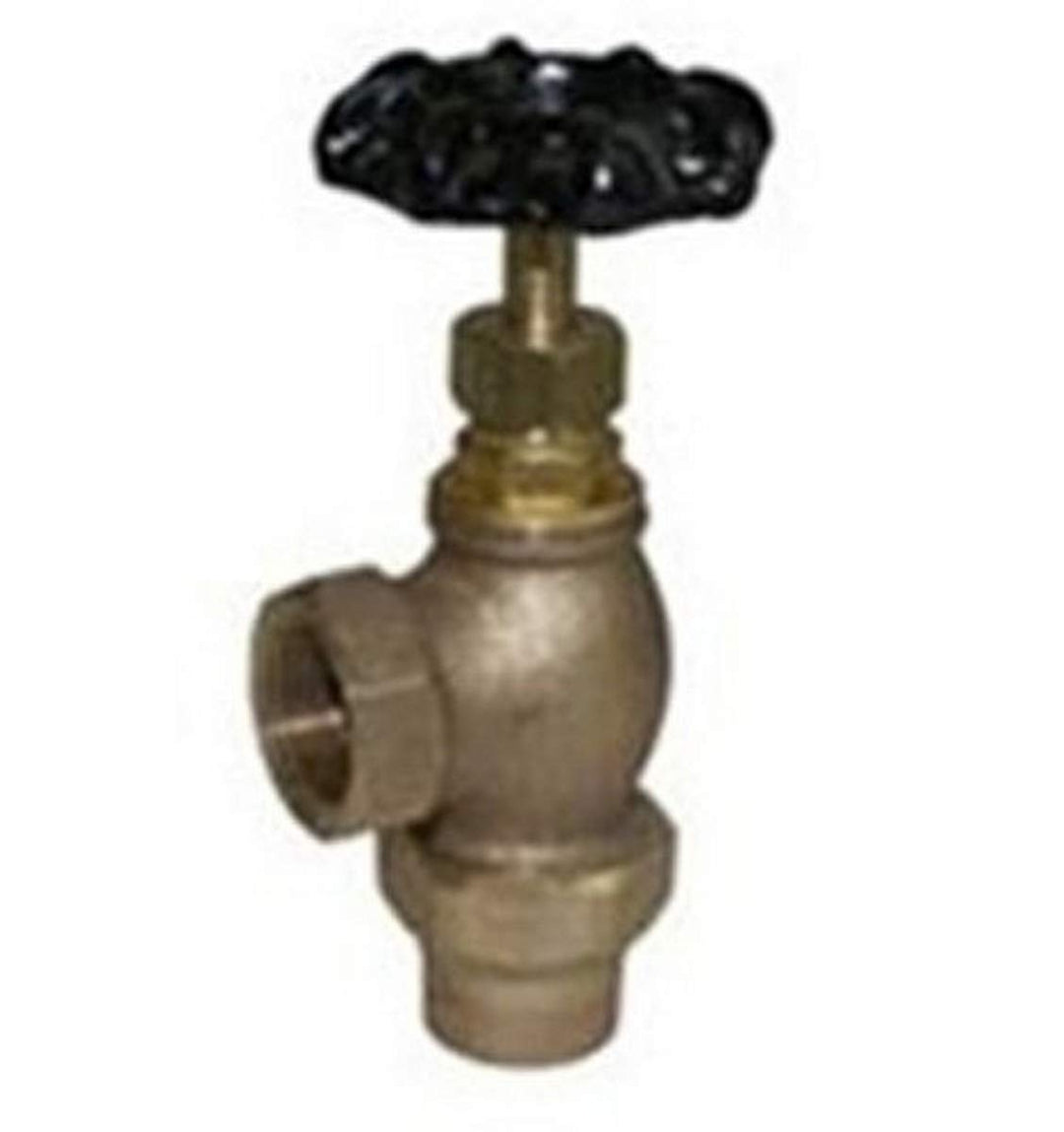 Legend Valve 111-103NL No Lead T-441 Bronze Angle Meter Valve 3/4" Flange x 1/2"