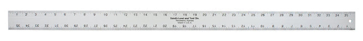 Sands Level & Tool SLASE36T Professional Straightedge 36-Inch x 2-Inch x