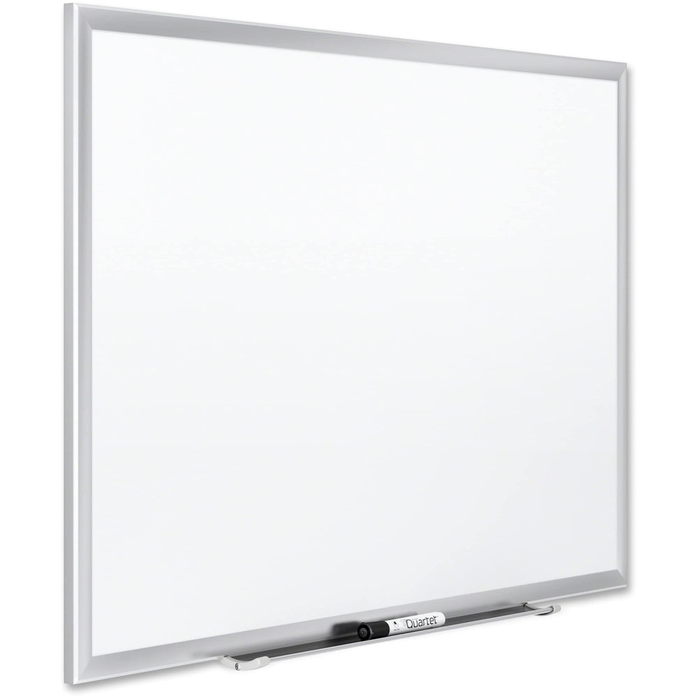 Quartet Magnetic Porcelain Whiteboard 4' x 3' White Board Premium Duramax Silver - Diamond Home USA
