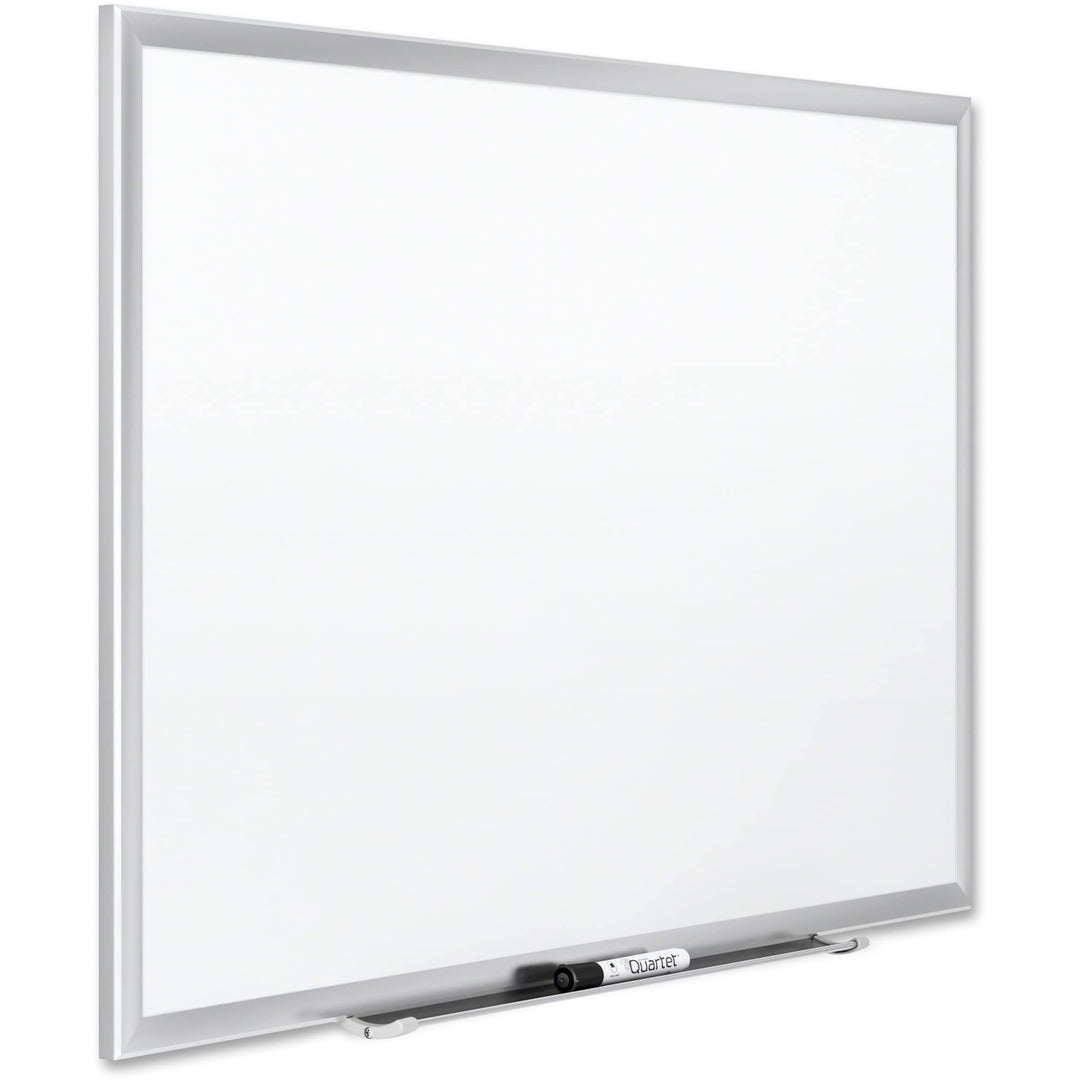 Quartet Magnetic Porcelain Whiteboard 4' x 3' White Board Premium Duramax Silver - Diamond Home USA