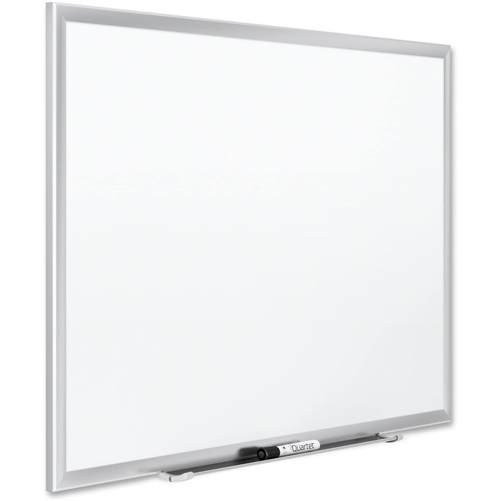 Quartet Magnetic Porcelain Whiteboard 4' x 3' White Board Premium Duramax Silver - Diamond Home USA