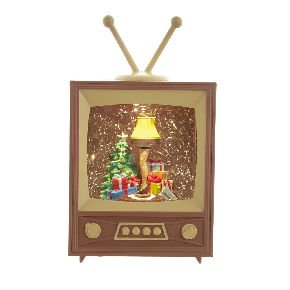 A CHRISTAS STORY Battery-Operated LED usical Television Table Piece 8.5-inch